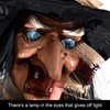 Blue Hanging Horror Witch Decorative Voice Control Hanging Prop Decoration