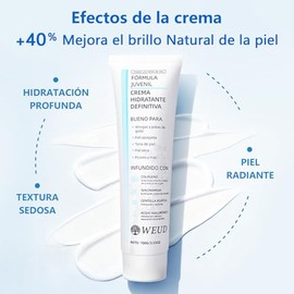 WEUD Skin Care Coreano 5 En 1 Kit, con 1 Crema Hidratante Centella + Tonico 5X Vitamina C Activa + 1 Cremas de Ojos Retinal + 1 Serum Centella + 1 Ser