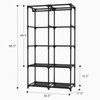 BrFoYu Portable Closet for Hanging Clothes, Portable Wardrobe Closet with