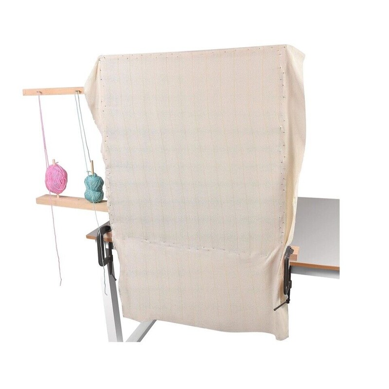 TTLIFE 27.5” x 27.5” Tufting Frame Wooden Rug Making Frame