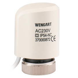 Wengart Electric Thermoactuator WG37, Normally Closed 2 Wire AC230V M30x1.5 for Underfloor Heating Manifold