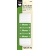 Dritz 9308W Non-Roll Woven Elastic, White, 1-1/4-Inch by 1-Yard