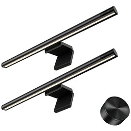 GOGOLIN LED Monitor Light Lamp with Dual Mode Control, No Screen Glare Stepless Dimming Desk Lamp for Work and Office