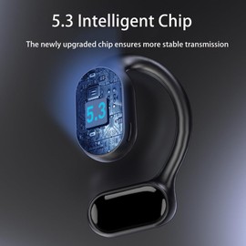 Wireless Earbuds, Bluetooth Headphones 5.3, 25H Long Playtime, Active Noise Cancelling,IPX5 Waterproof, Hi-Fi Sound with LDAC, 3D Stereoscopic Sound Effect,Gentle and Comfortable