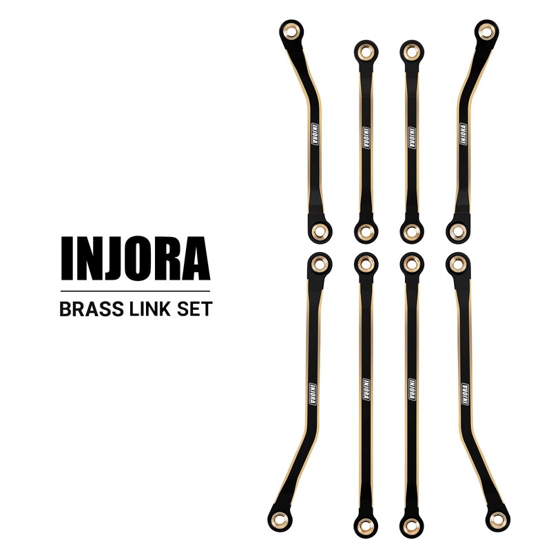INJORA Chassis Handlebar Sat with High Ground Clearance Brass Black