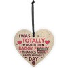 RED OCEAN Funny Mothers Day Rude Gift For Mum Wooden