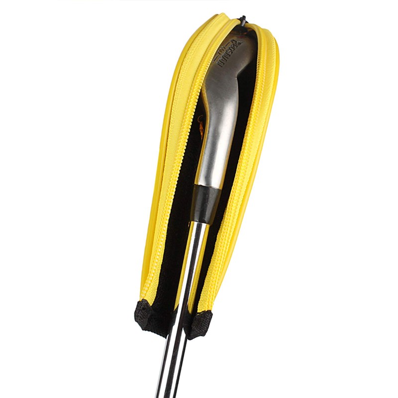 Andux Count Printed Golf Iron Cover with Zipper Long Neck
