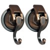 YSSILADI Heavy Duty Vacuum Suction Shower Hooks, Glass Suction Cup,