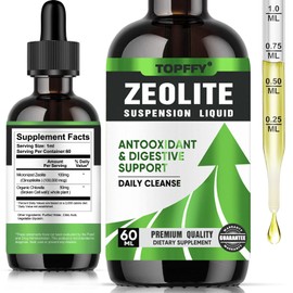 Zeolite Detox Drops for Daily Cleansing, Immune & Gut Support, Natural Energy Booster, Safe for Kids & Adults, 60mL
