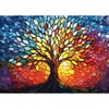 Puzzles for Adults 1000 Pieces Stained Glass Tree of Life