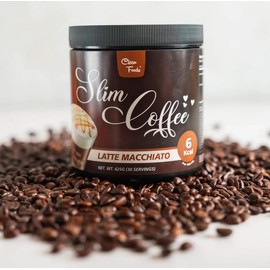 CleanFoods 13 calories Coffee Latte Macchiato 425g I Arabica coffee with 22 vitamins and minerals I 13 calories per cup of Latte Macchiato I Konjac/Konjac Glucomannan