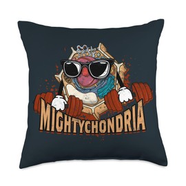 Mitochondria Science Mightychondria Mitochondria Throw Pillow