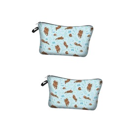 2 STK Otter Kosmetik Tasche Aufbewahrungstasche Kulturbeutel für unterwegs Organizer-Taschen für die Reise Make-up-Organizer-Tasche Make-up-Taschen Kosmetiktasche Reise waschtasche