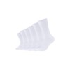 s.Oliver Unisex Tennis Socks Pack of 6, White