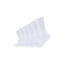 s.Oliver Unisex Tennis Socks Pack of 6, White