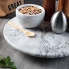 jalz jalz 12'' Marble Lazy Susan for Countertop Kitchen Turntable