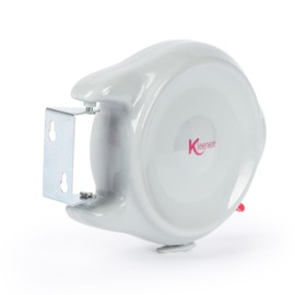 Kleeneze Retractable Clothesline – 15 Metre Drying Space, Anti-Slack Hook, Pivoting Wall Bracket, Multidirectional Washing Line, Space-Saving, Taut and Secure, KL035792FEU7