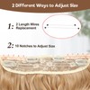 BUPPLER Hair Extensions 12 Inch Invisible Secret Hair Extensions Adjustable