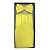 TigerTie Men's Plain Cummerbund - yellow - One size