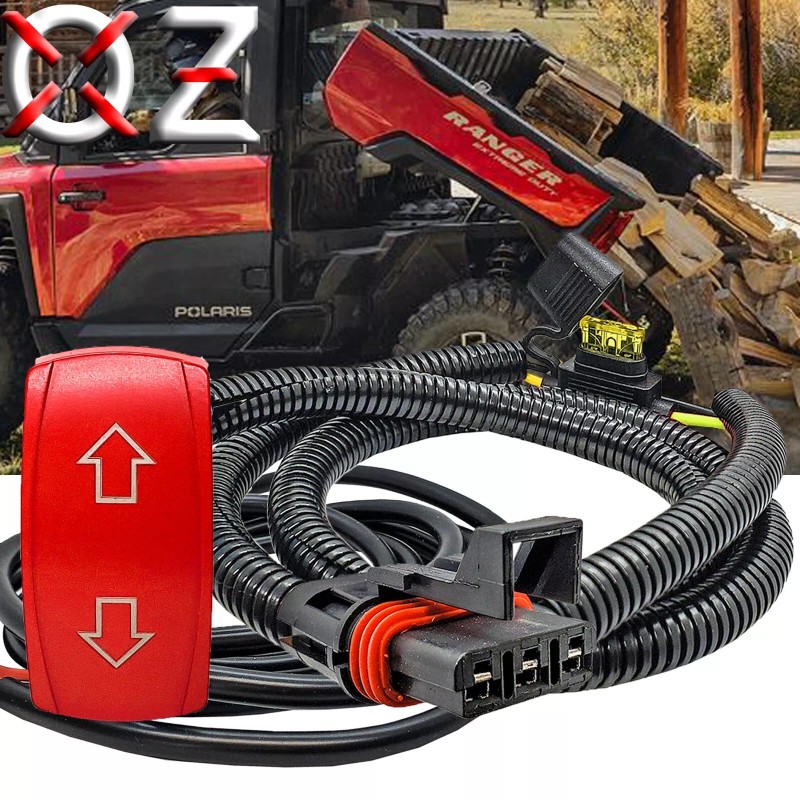 OZ-USA Electric Dump Bed Power Busbar Plug Wiring Harness Up/Dn