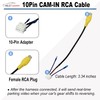 10 Pin Backup Camera Harness Adapter for Android Car Stereo