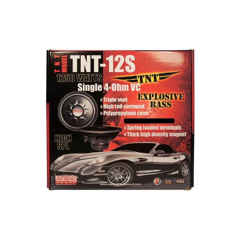 Earthquake Sound TNT-12S 12-inch Subwoofer with Single 4-ohm Voice Coil