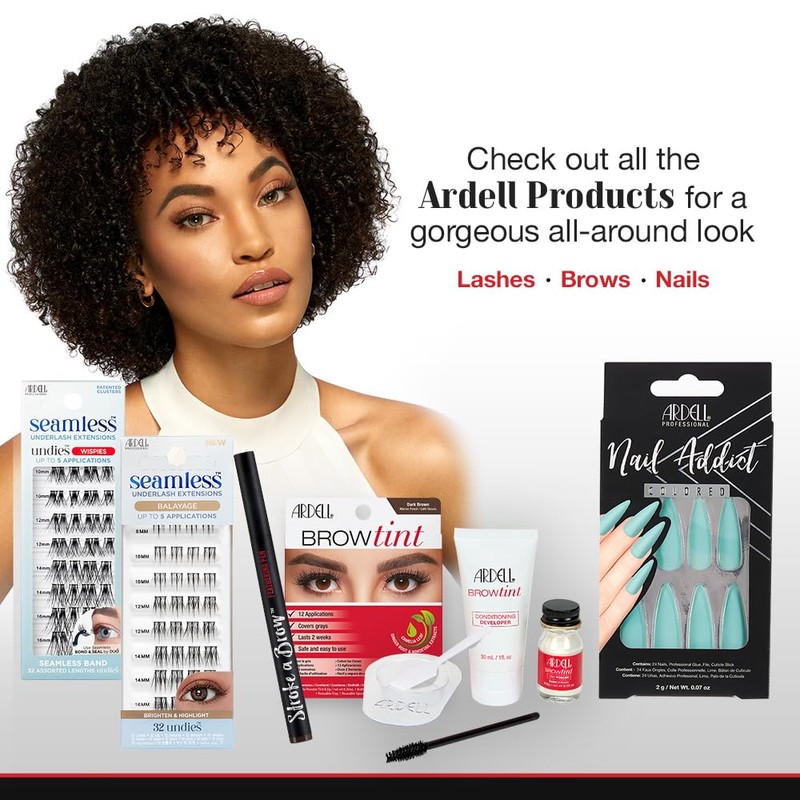 Ardell Beauty Stroke a Brow Feathering Pen, Dark Brown, 1-pack