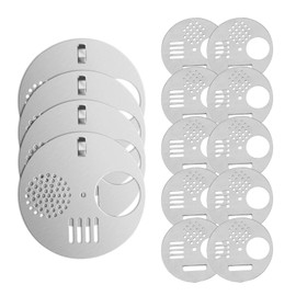 14 Pcs Stainless Steel Beehive Entrance Gate ：10 PCS 2.6 Inch And 4 PCS 4.9 Inch Stainless Steel Bee Hive Entrance Disc & Bee Door - Bee Hive Disc Disk Round Bee Nest Door Vent Beekeeping Tools