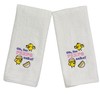 Serafina Home Luxury Easter Spring Cotton Hand Towels: White Towel