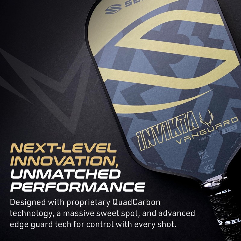 Selkirk Sport Vanguard 2.0 Pickleball Paddles | Carbon Fiber Pickleball