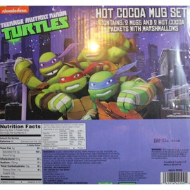 TMNT Hot Chocolate Cocoa Mug Set