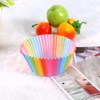 100 Piezas Capacillos para Cupcakes, Antiadherente Moldes de Papel para
