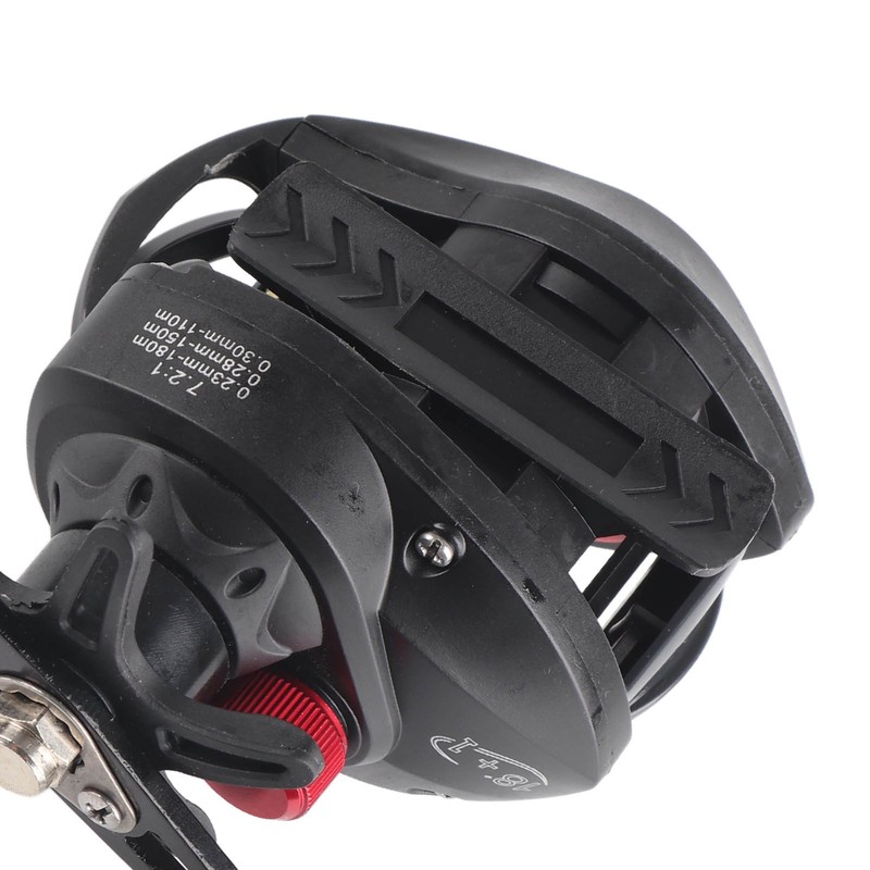 7.2:1 High Speed Baitcasting Reel Lightweight 18+1BB Magnetic Brake Fishing