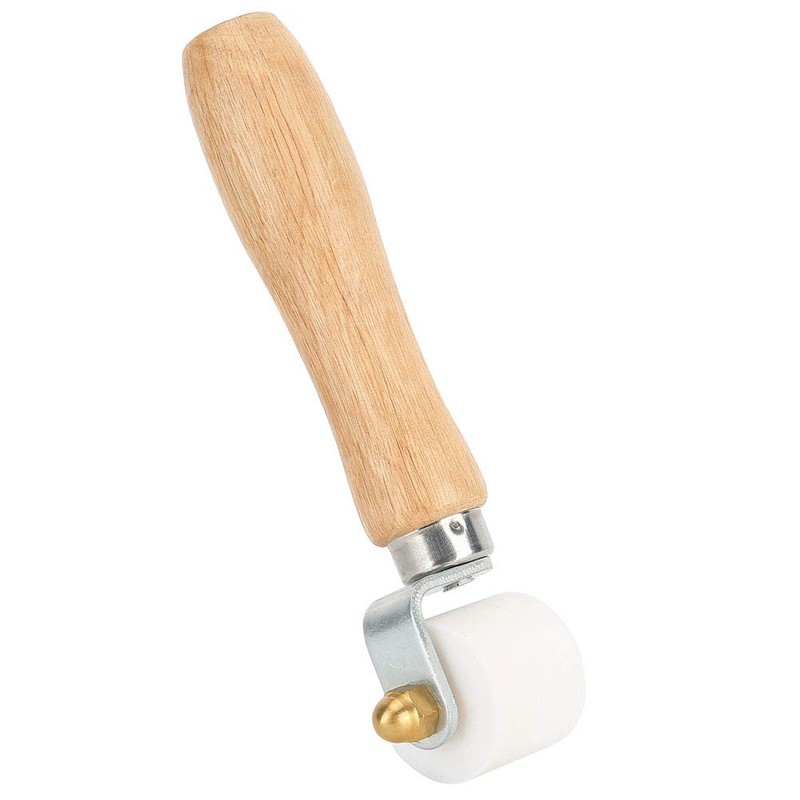 28mm/1.1in PTFE Detachable Hand Pressure Roller, 2‑Way Bearing High Temperature