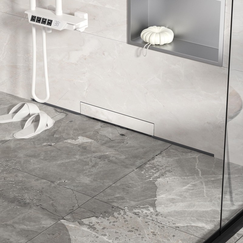 Bernkot Linear Wall Drain 30’’, 304 Stainless Steel Side Drain