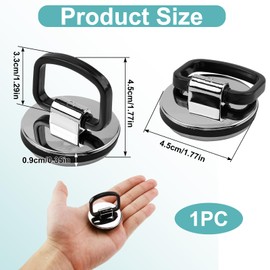 brileze Sink Plug Universal Chrome Bath Plug Replacement 45mm Drain Stopper with Handle Rustproof Plugs for Sinks Polished Effect ABS Plastic and Rubber Seal for Bathroom Kitchen Sinks Bathtubs