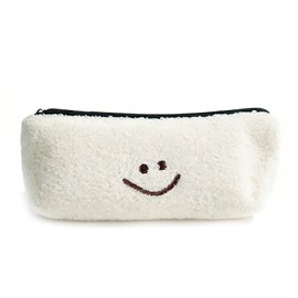 YINKE Pencil Case, Plush, Pencil Case, Zip Pen Case, Stylish and Cute, Multi-functional, Storage Bag, Stationery, Cosmetic Storage, For Middle School Students, High School Students, College Students, Working People, Lightweight Office Supplies