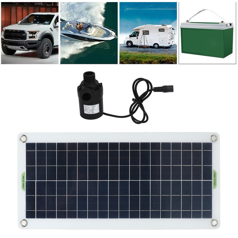 Solar Water Pump Kit 30W Polycrystalline Silicon 800L Per Hour