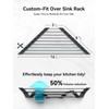 SUNLY Roll Up Dish Drying Rack, Over The Sink Dish