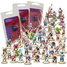 Ludus Bellum - Holy Roman Empire Pike Battalia - 28mm Medieval Miniature Models for Wargaming and DND - Historical German Tabletop RPG Miniatures for Warhammer, Dungeons & Dragons, Pike & Shotte