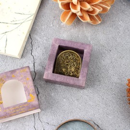 Dwpetzo Rose & Butterfly Metal Book Clip for TN Travelers Moterm Midori Notebook Accessories, Decorative Binder Clip for Bullet Journal Junk Journal Collage Page Holder Art Journaling