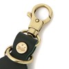 IL BISONTE Key Ring, Keychain, Leather, Genuine Leather, Cowhide Leather,