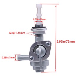 RAROZEEK Generator Gas Tank Fuel Switch Valve Pump Petcock Compatible with Champion Firman 5.5hp 6.5hp 7hp 8hp 9hp 11hp 13hp 14h 15hp 16hp M10×1.25