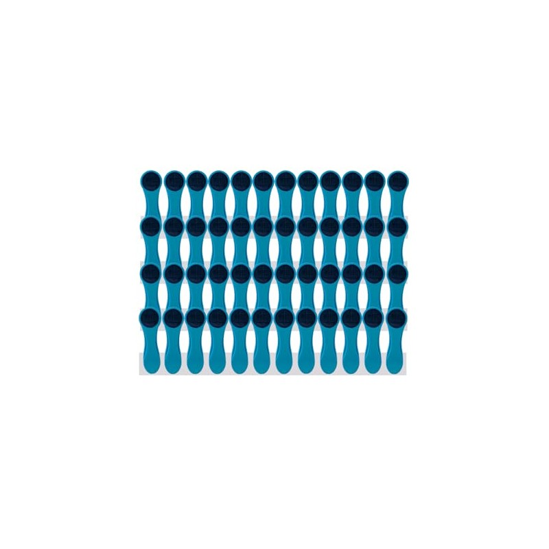 trendfinding 48 Clothes Pegs Laundry Clips with Spiral Springs Soft