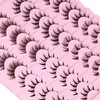 Manga Lashes Natural Look Anime False Eyelashes 20 Pairs Clear