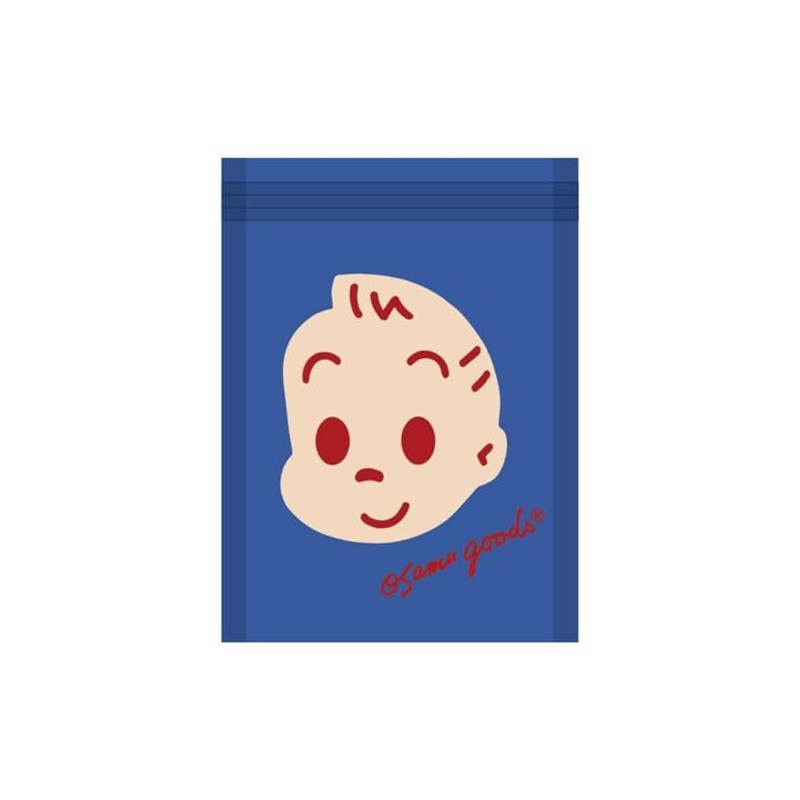 OSAMU GOODS STORAGE BAG SET FACE FACK/BL 4P OGB-911