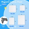 Engrowtic 30 Pcs Mini Magnetic Canvas Panel Boards Magnetic Painting