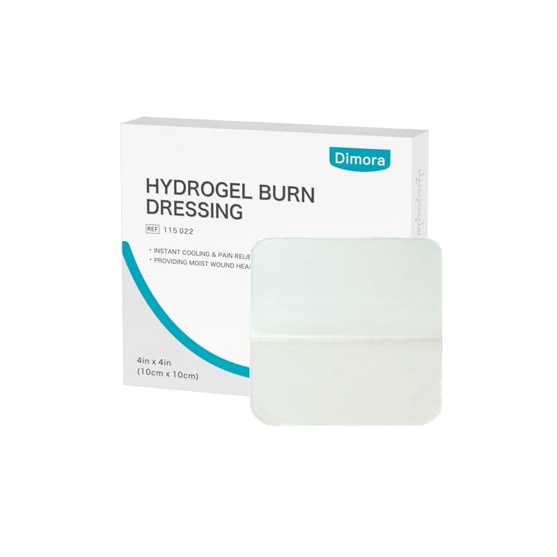 Dimora Hydrogel Burn and Wound Dressing Pads for Minor Burns
