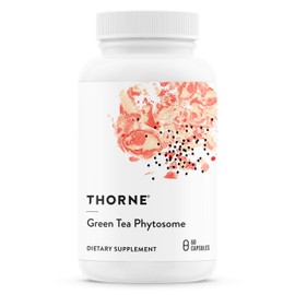 THORNE - Green Tea Phytosome - Antioxidant, Liver Protective, and Metabolic Benefits* of Green Tea Without The Caffeine - 60 Capsules