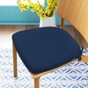 Magpie Fabrics 17"x16"x2" U-Shape Chair Cushions with Ties 4 Count,